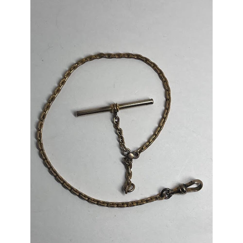 Pocket Watch 11" 12K Gold Filled Antique Chain by L.MFG. Co. - Picture 6 of 6